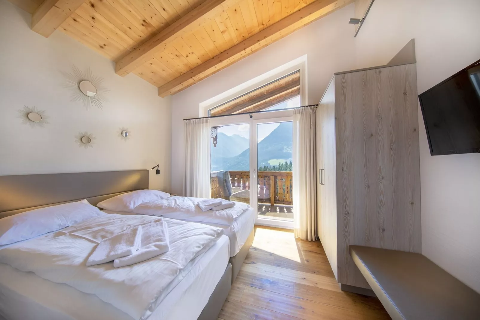 Nationalpark Chalet Pillewizer-Slaapkamer