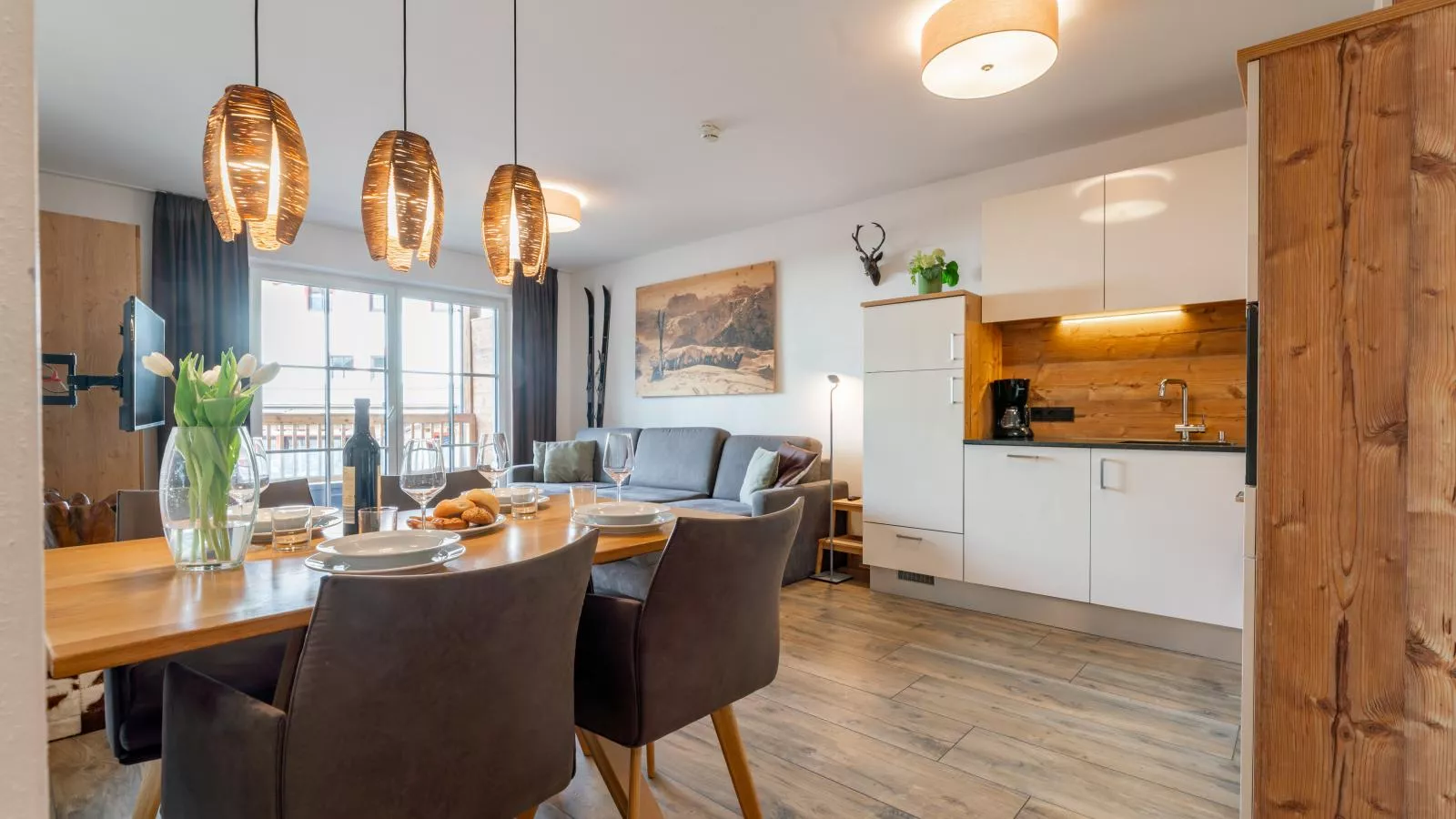 Tauern Suites Mitterwirt TOP 213-Woonkamer