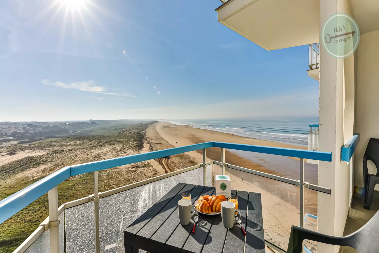 Le Belvédère des Dunes-Terrasbalkon