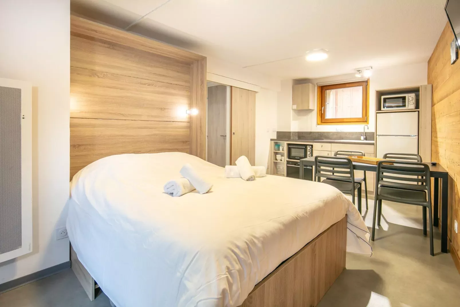 Appartement 2 Pièces 5 Personnes 1  bébé Rez-de-jardin-Slaapkamer