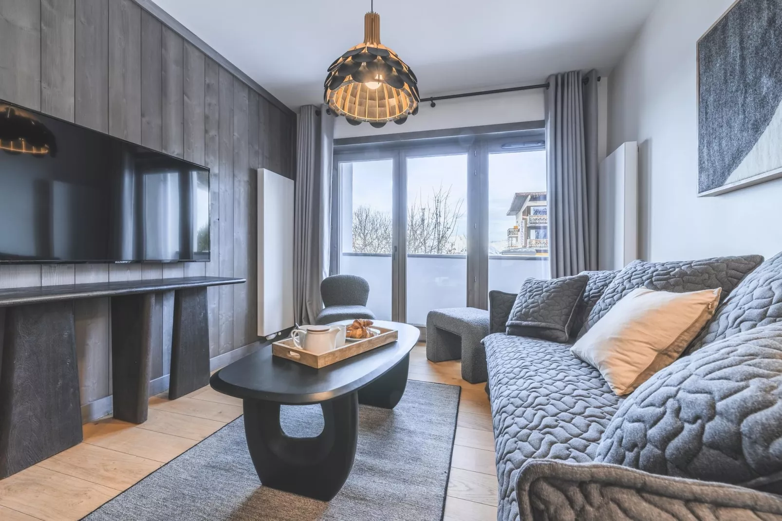 Résidence PLAN PEISEY Le Quartz -A36S-Woonkamer