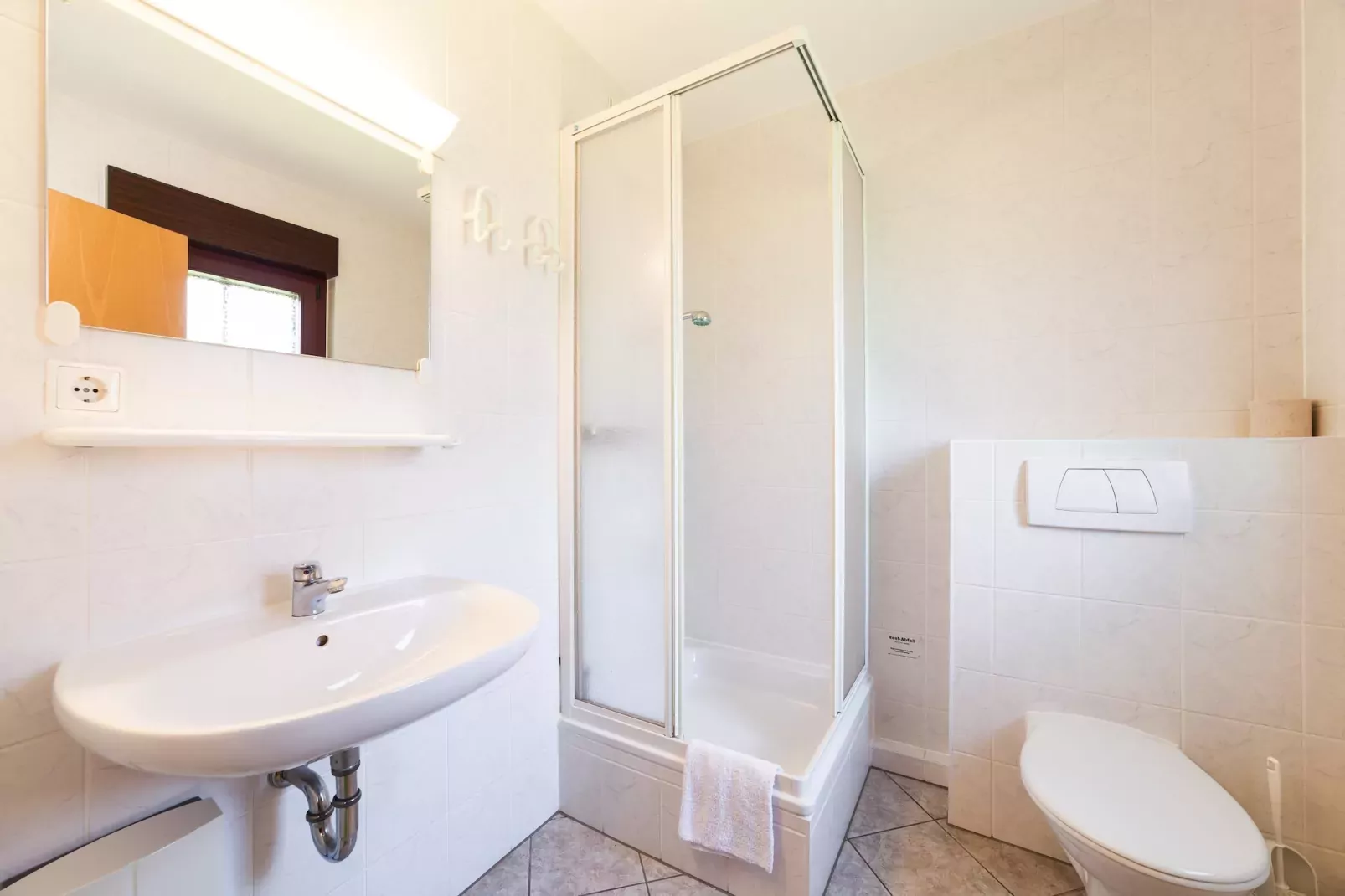 Bungalow Typ C1 - 45qm-Badkamer