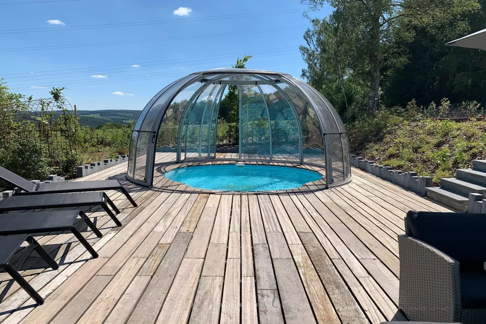 Chalet Bulle-Zwembad