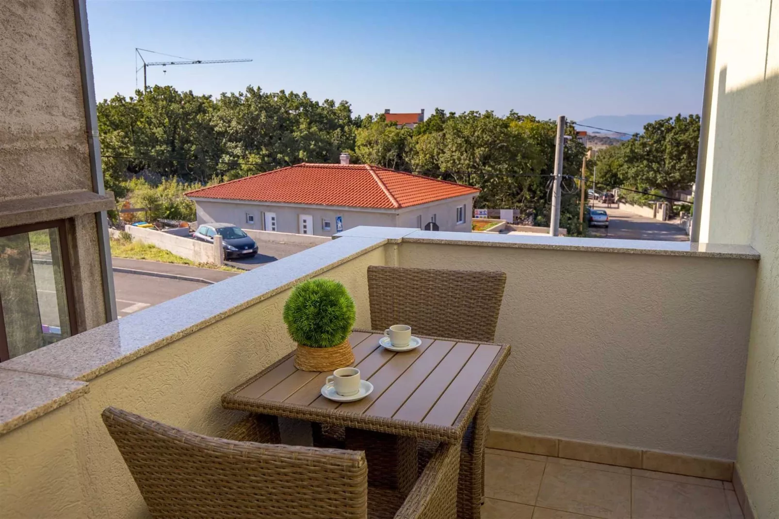 Apartment Slavica 2 - Blue Dream-Terrasbalkon