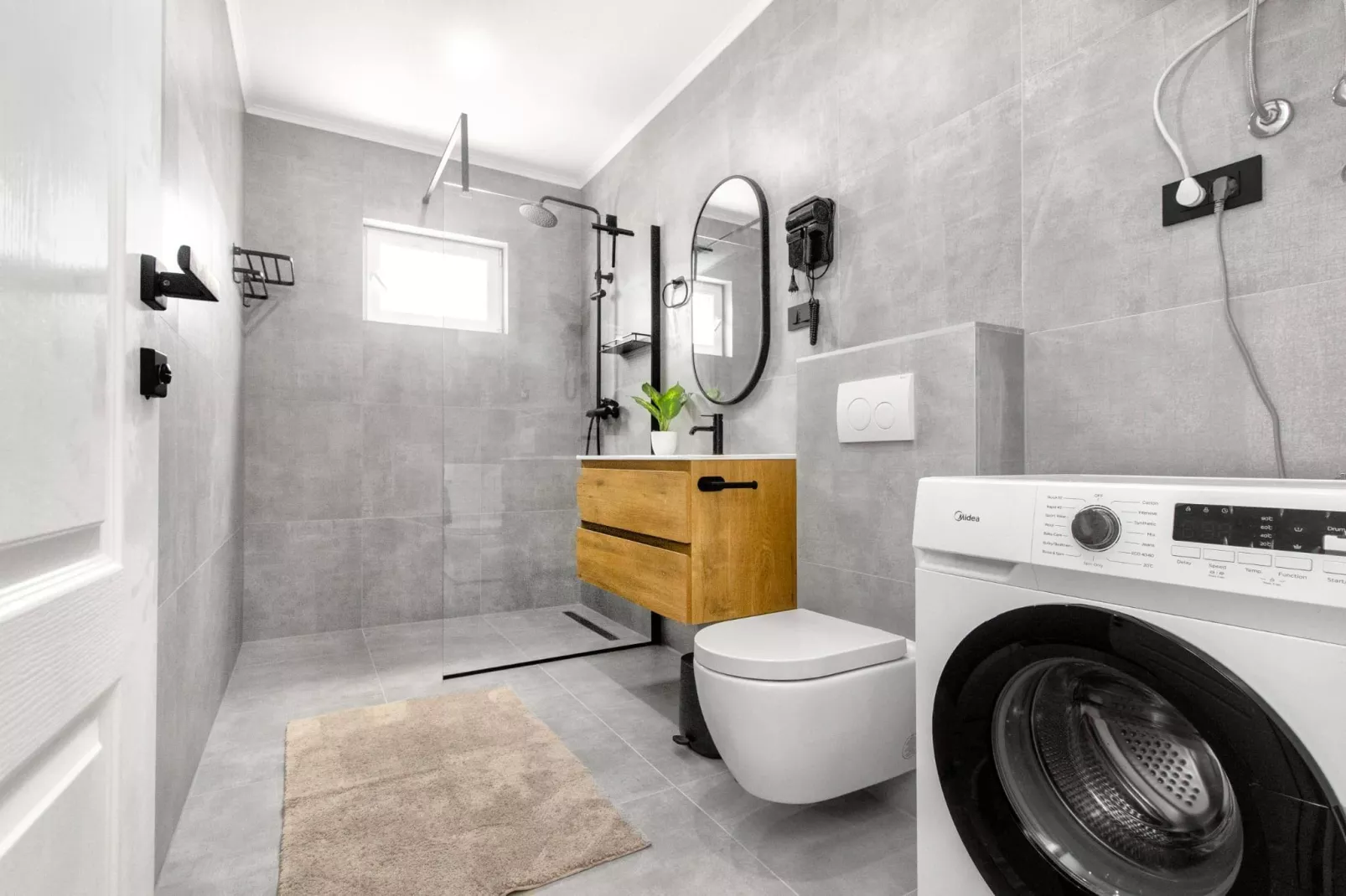 Apartments Alaga - A1-Badkamer