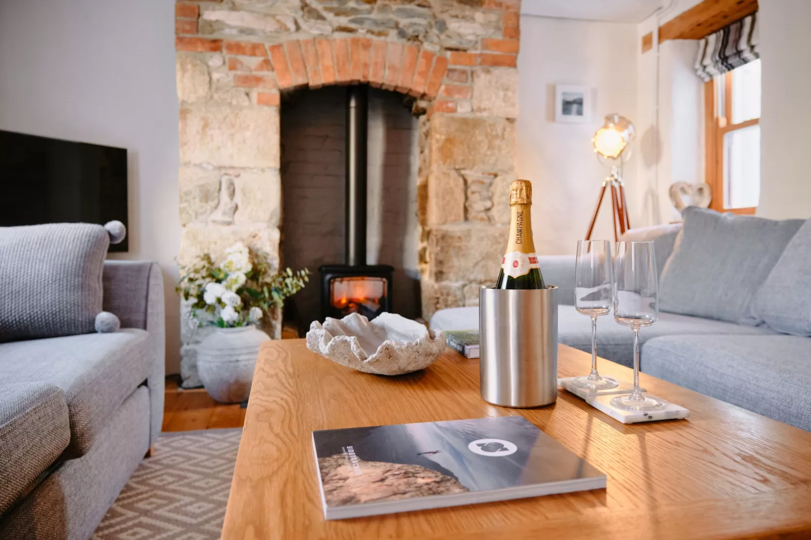Scallop Cottage-Woonkamer