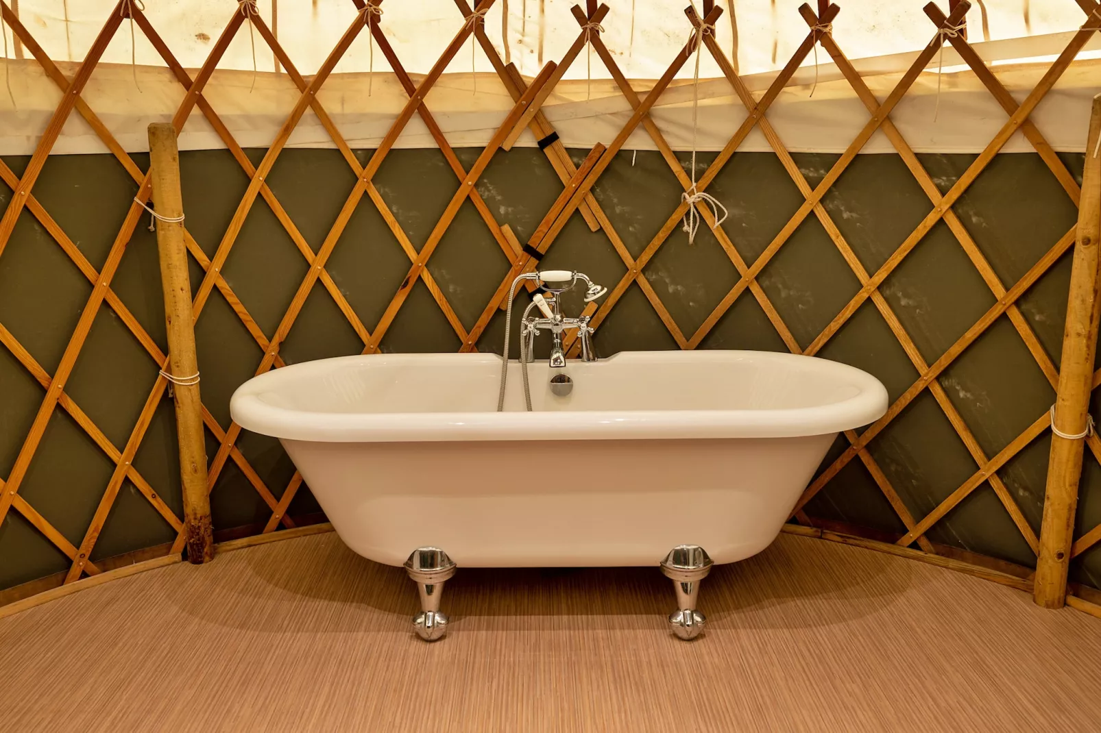 Bramble Yurt-Badkamer
