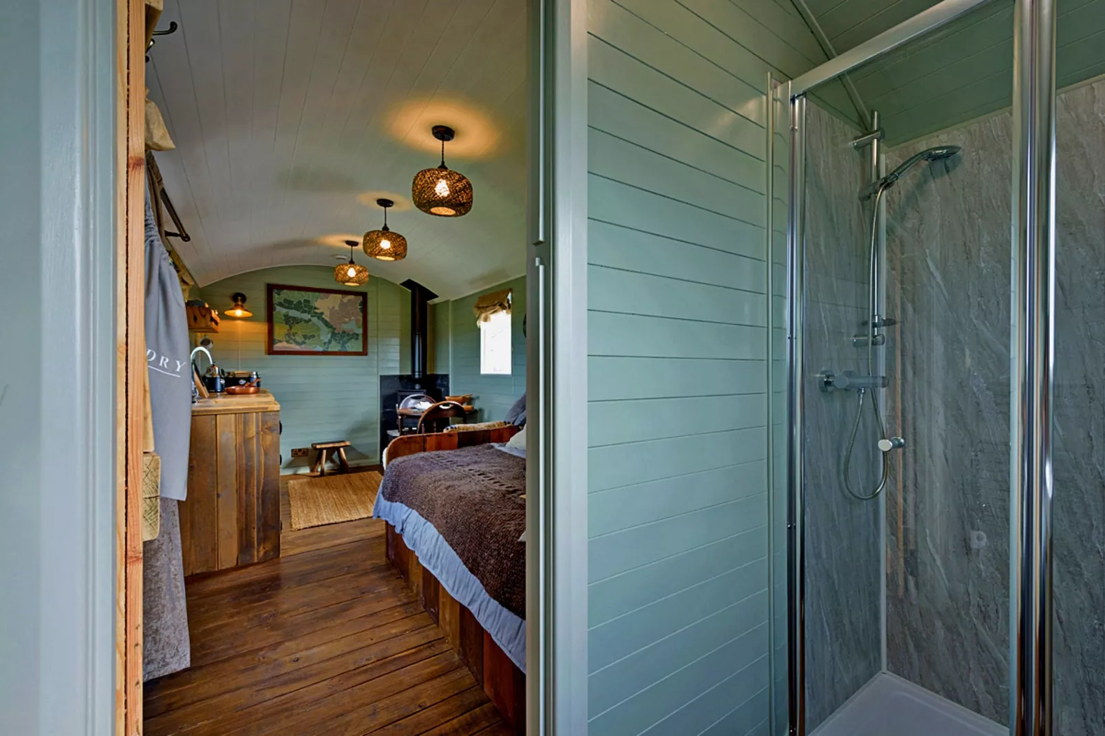 'Joan' Shepherds Hut-Badkamer