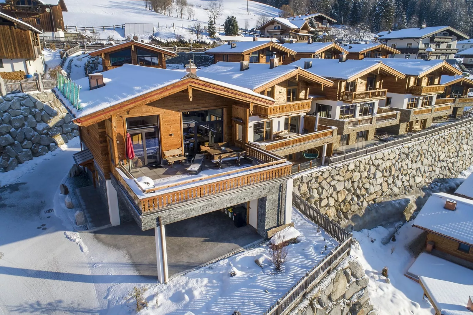 Nationalpark Chalet Kristallwand-Uitzicht zomer