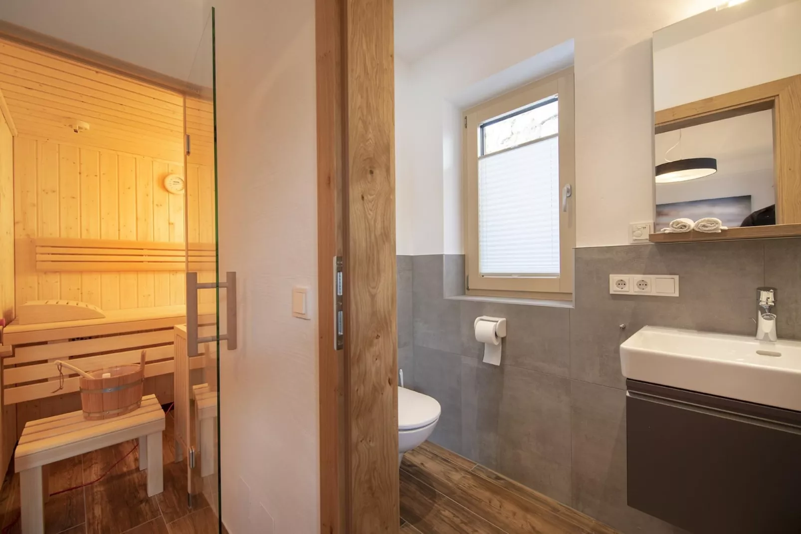 Nationalpark Chalet Stein am Ferner-Badkamer