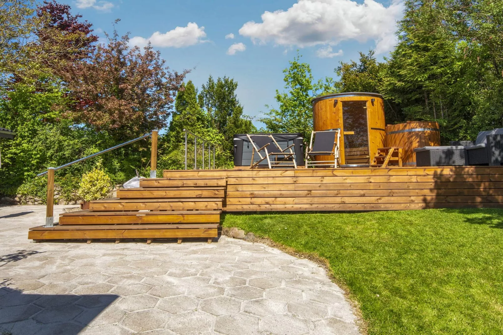 8 persoons vakantie huis in Rønde-Uitzicht
