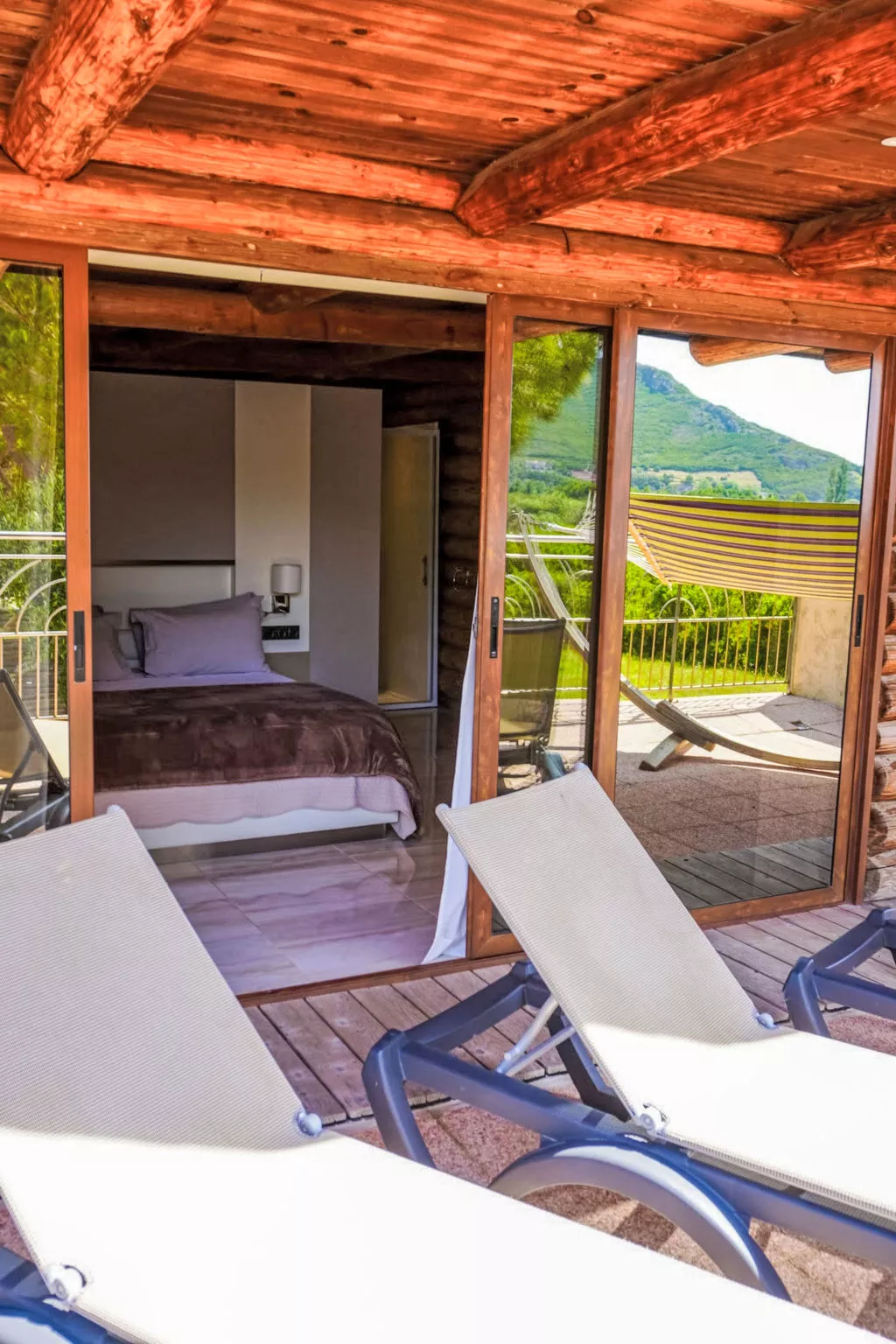 Chalet Double-Buiten