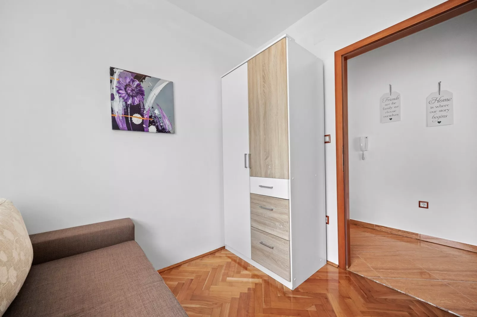 Apartments Neda - Two Bedroom Apartment Ruzmarin-Slaapkamer