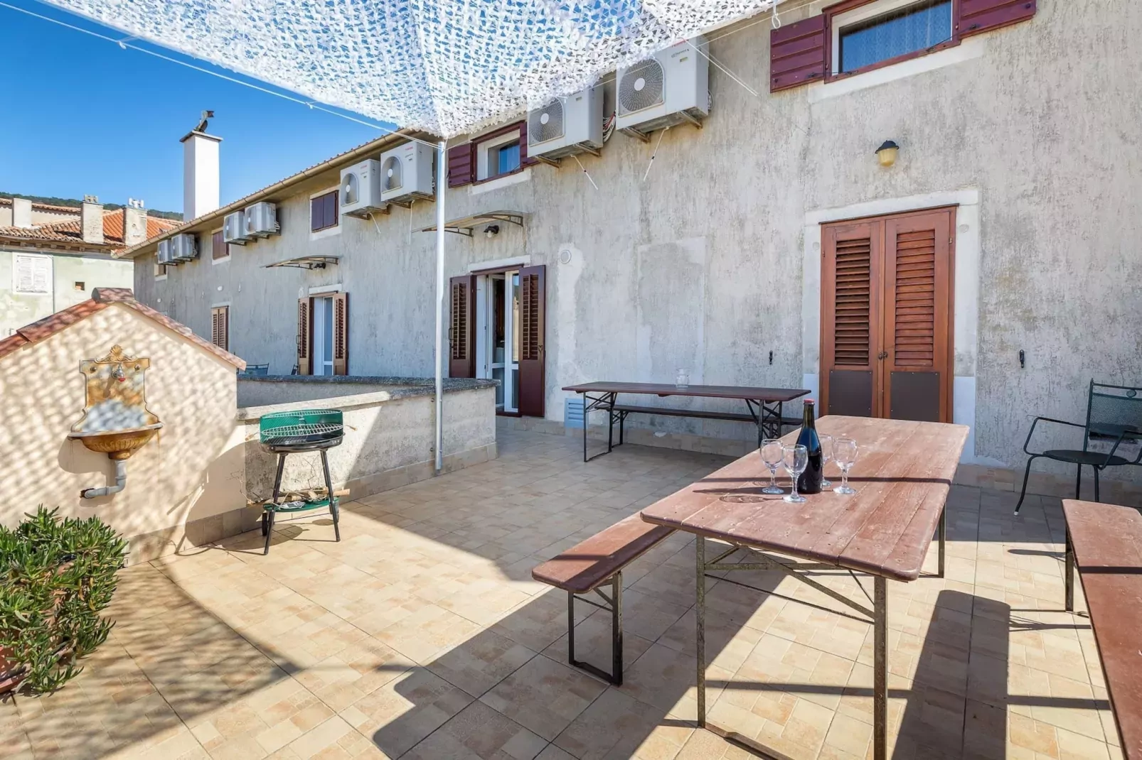 Apartment Joyce (3+2) - Lungomare Cres-Terrasbalkon