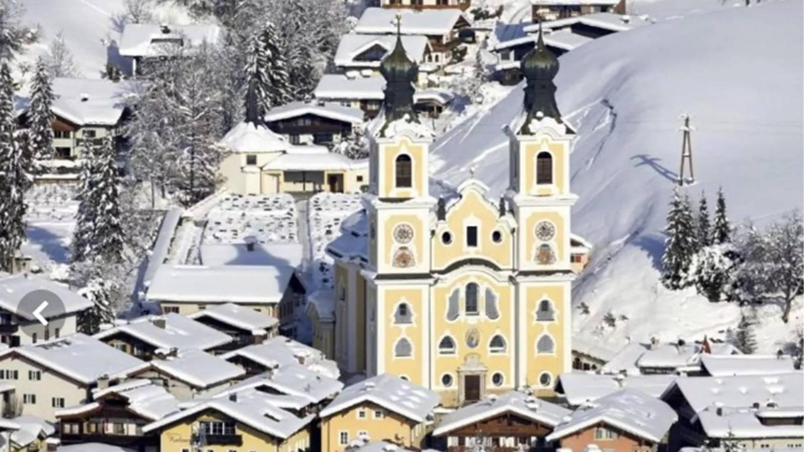 Town House 1 und 2-Gebied winter 1km