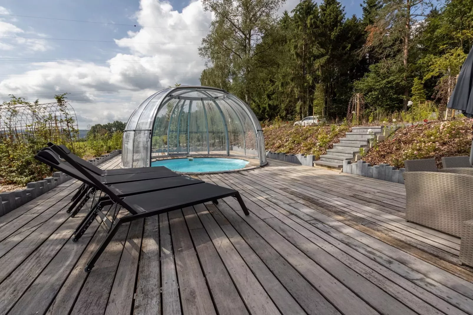 Chalet Bulle-Zwembad