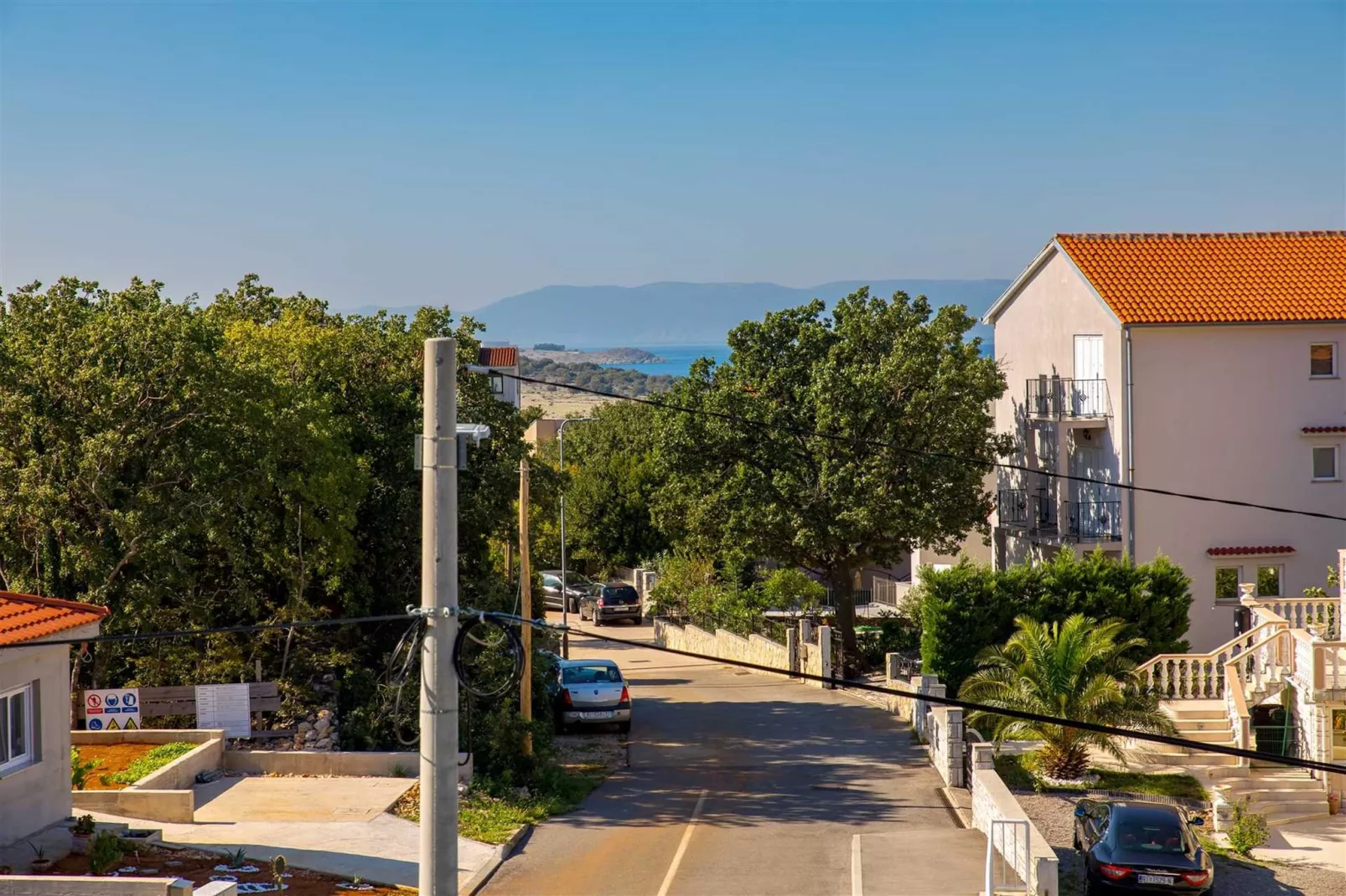 Apartment Slavica 2 - Blue Dream-Uitzicht zomer