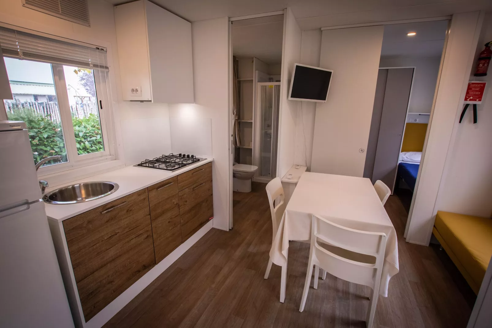 RESIDENCE ALBA VILLAGE / Studio Apartment 2 Personen M2-Keuken