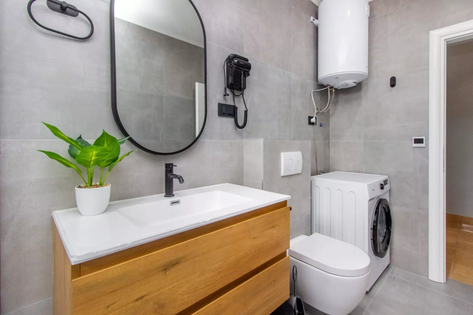 Apartments Alaga - A1-Badkamer