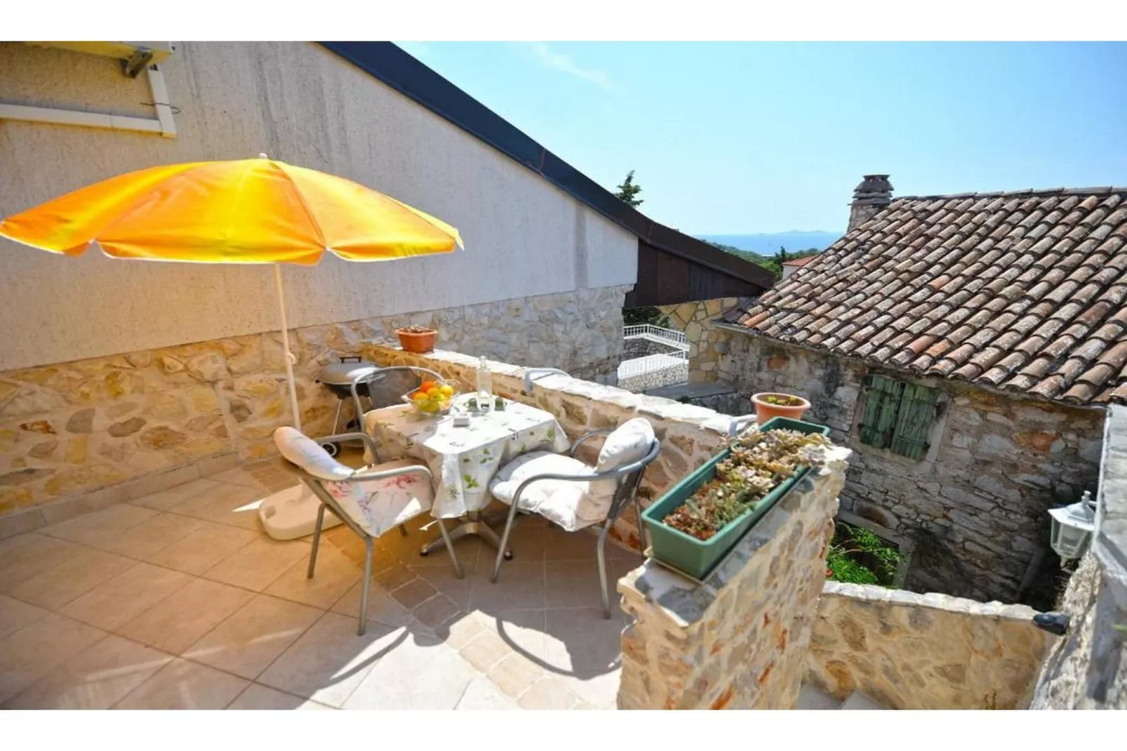 Apartments Sunce - Yellow A1-Terrasbalkon