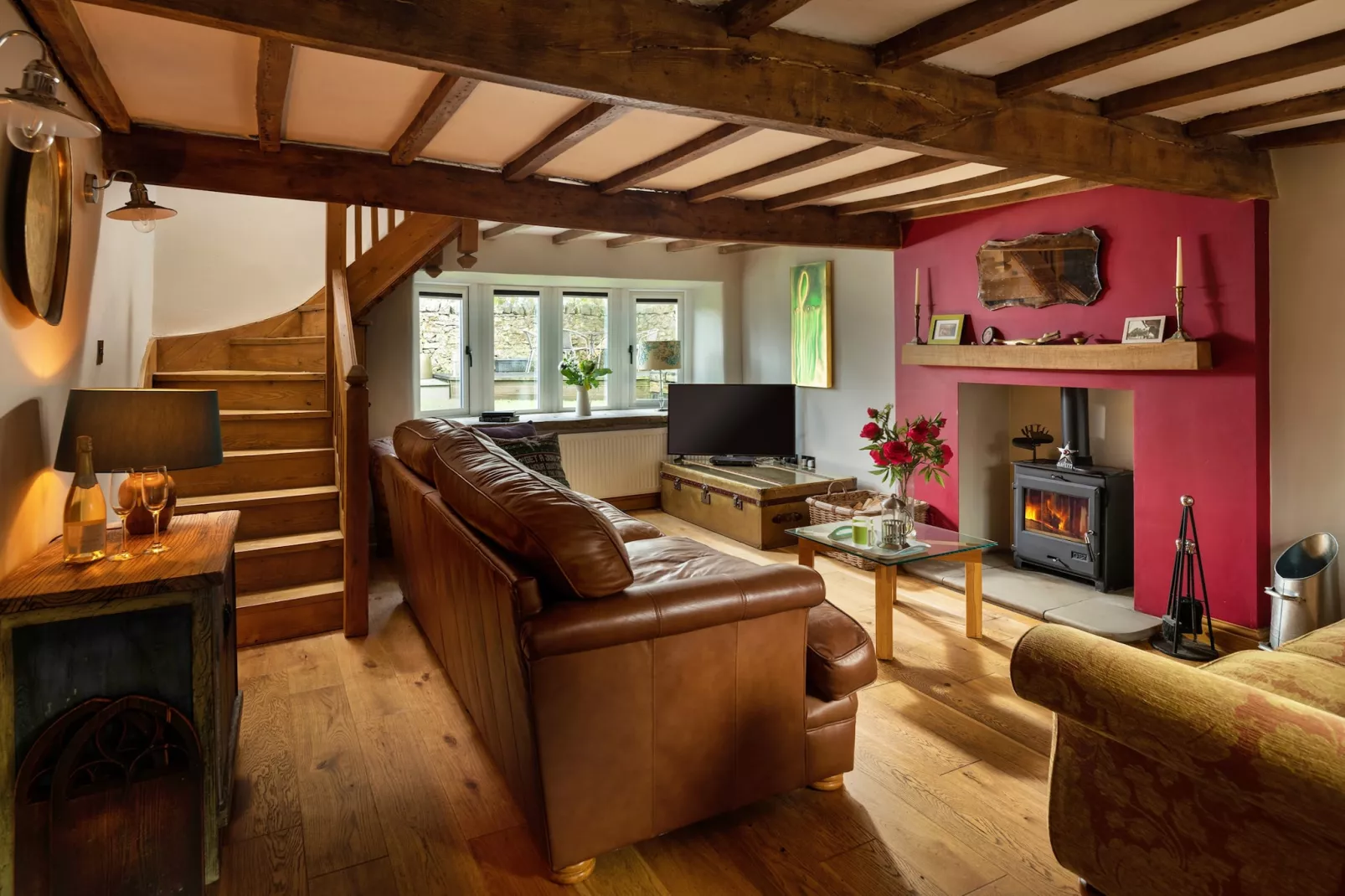 Wye Head Cottage-Woonkamer