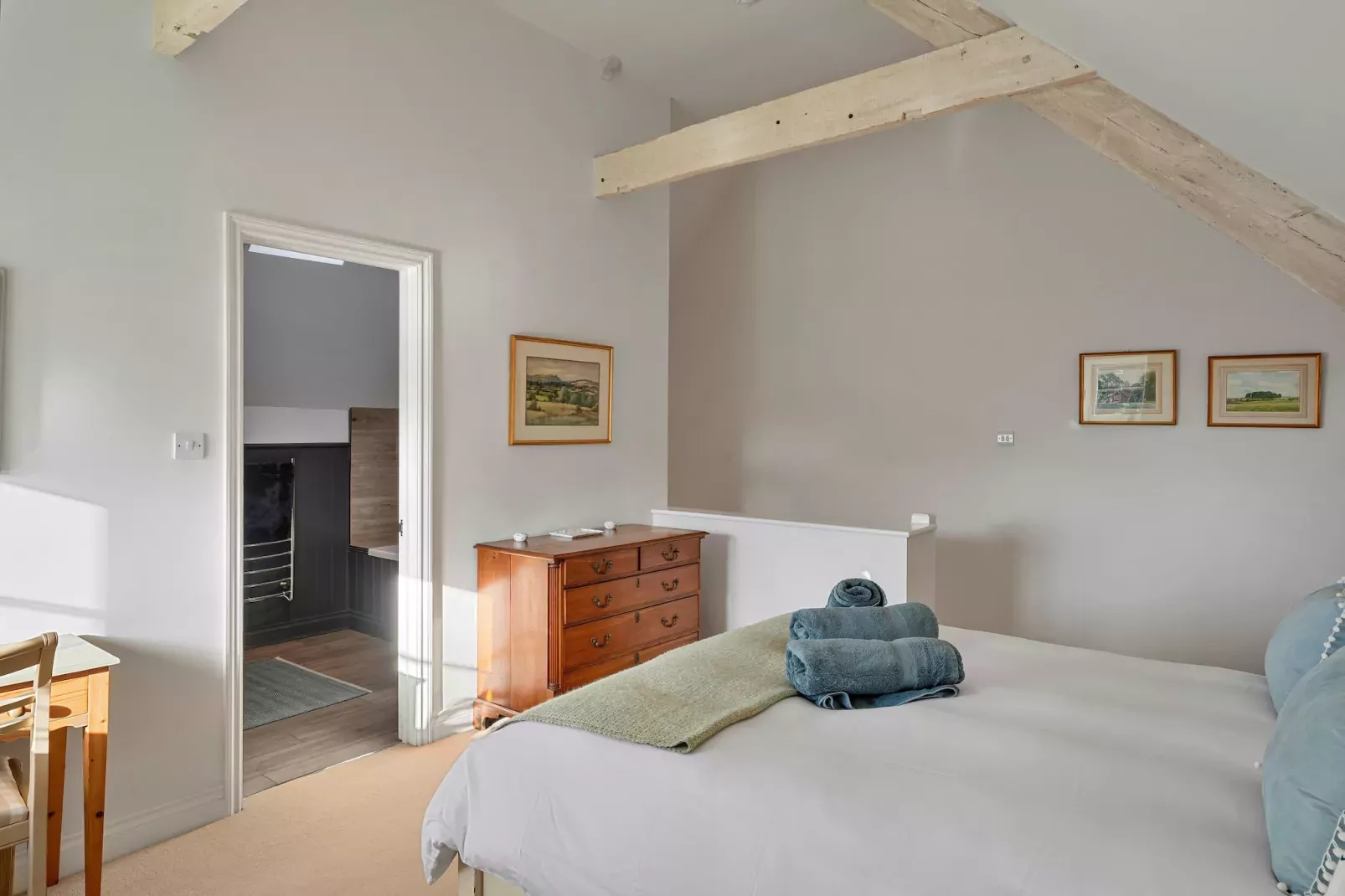 Stable Cottage at Yealmpton-Slaapkamer