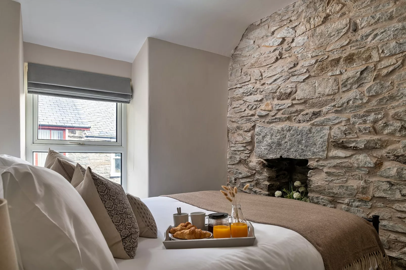 Bwthyn Llechi (Slate Cottage)-Slaapkamer