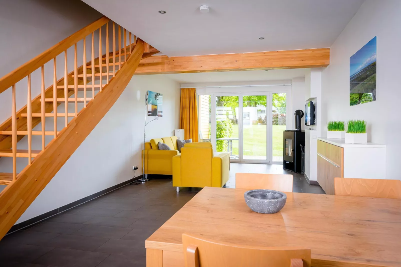 Ostseeresort Dampland-Reihenhaus Normalpreis-Woonkamer