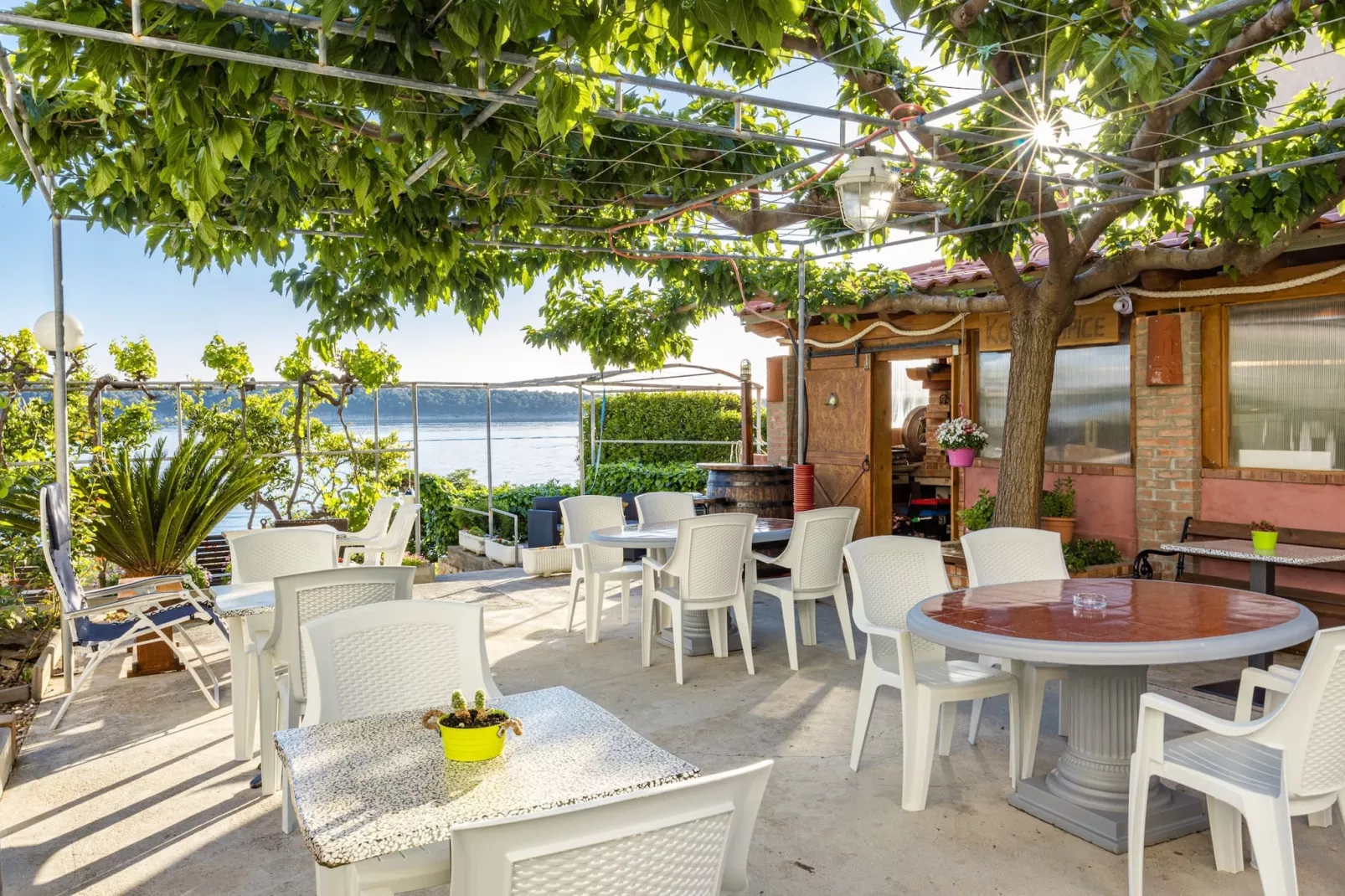 Apartments Jurica - Apt Petra with Sea View-Tuinen zomer