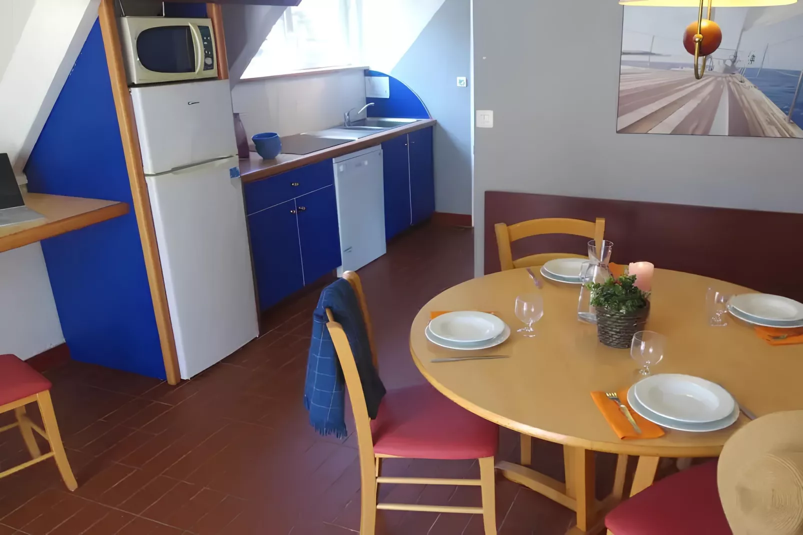 Belle-Île-en-Mer - Gîte 3 Pièces 5 Personnes 1 bébé-Keuken