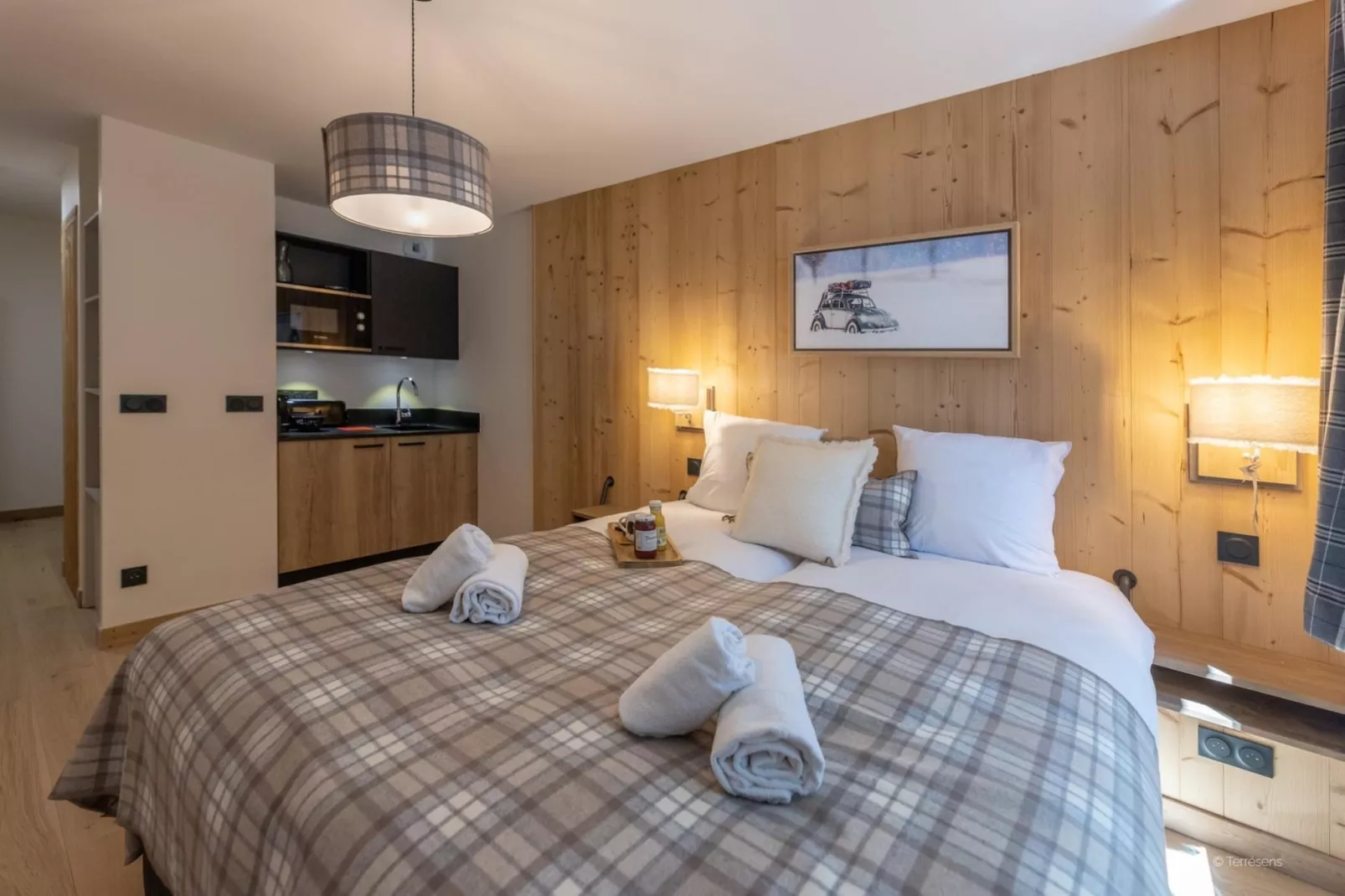 SERRE CHEVALIER Le Cristal Lodge-S12S-Slaapkamer