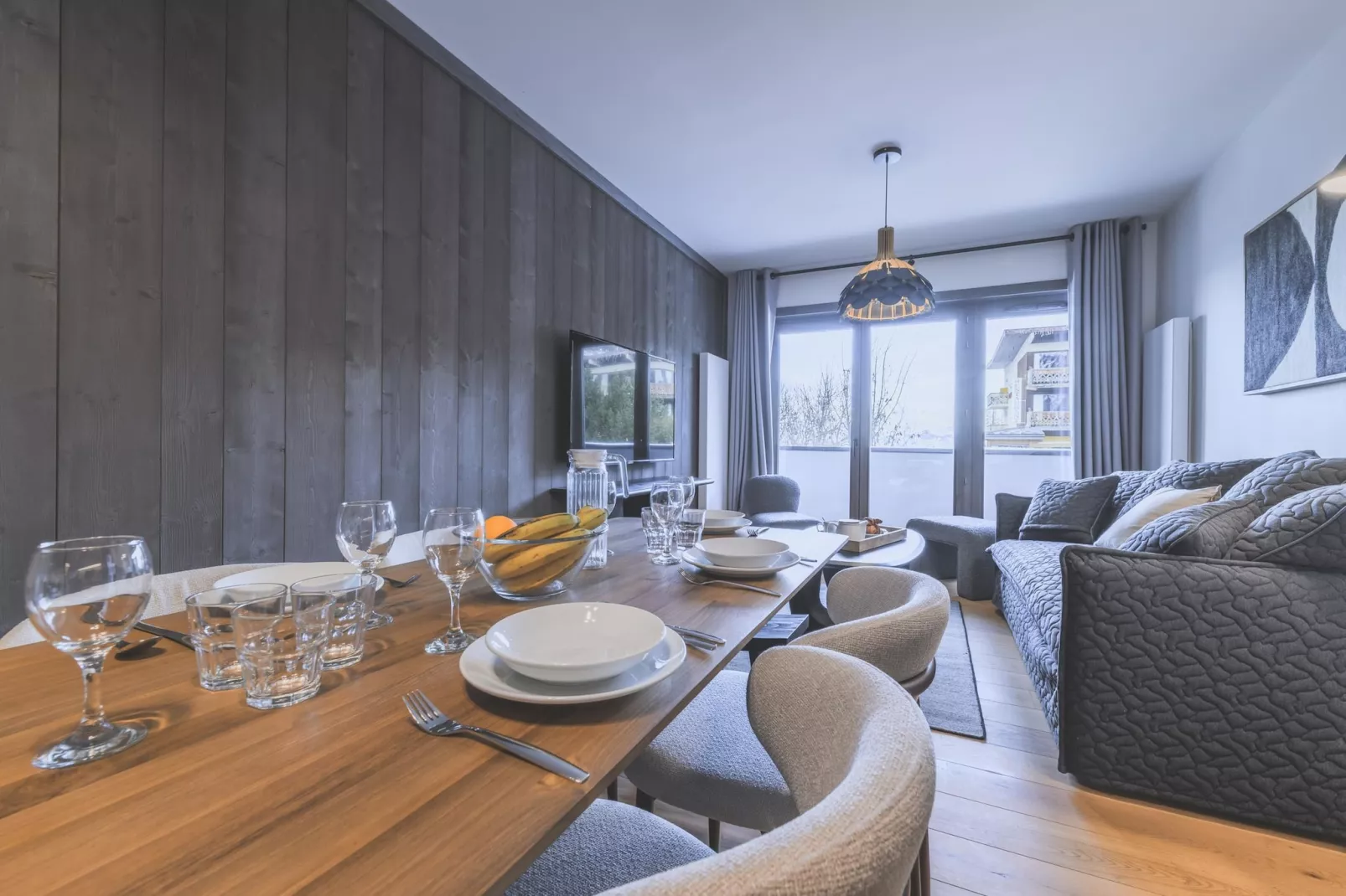 Résidence PLAN PEISEY Le Quartz -A36S-Eetkamer
