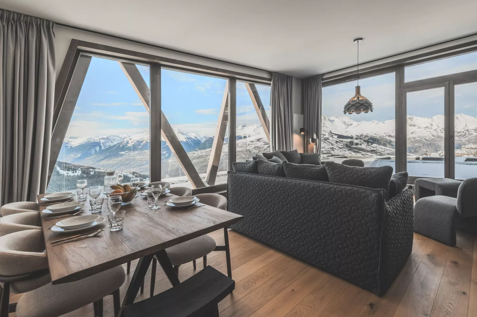 Résidence PLAN PEISEY Le Quartz -A48S-Eetkamer