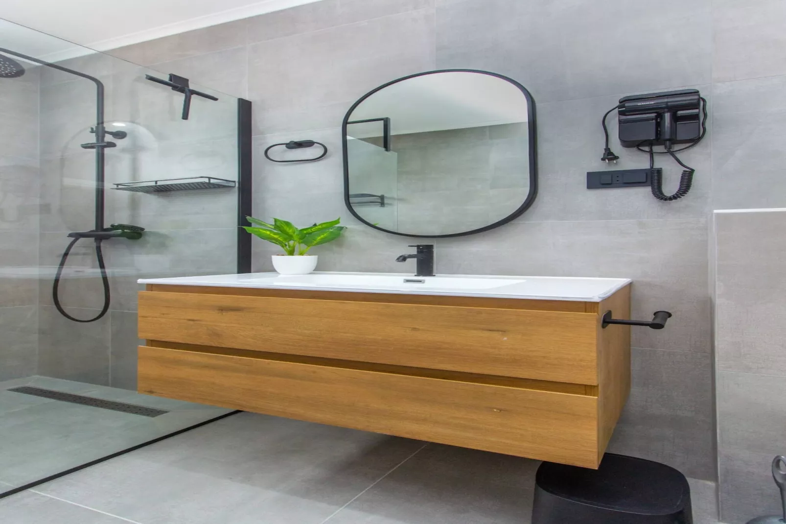 Apartments Alaga - A1-Badkamer