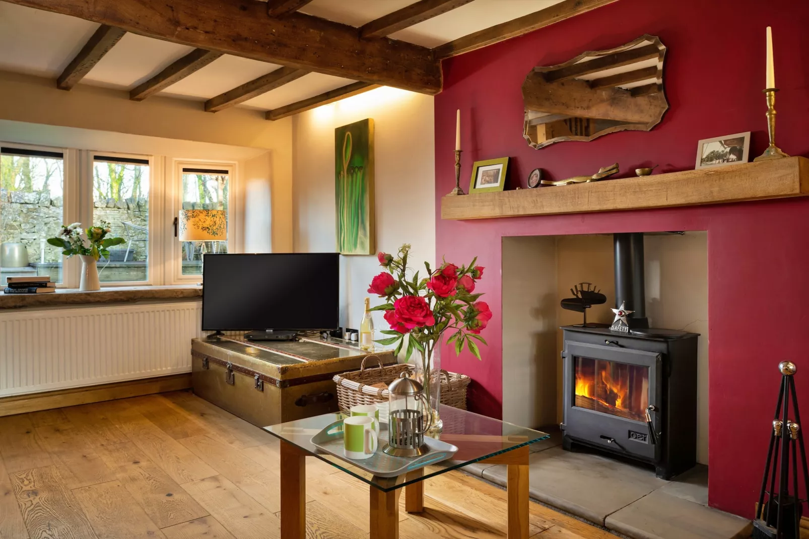 Wye Head Cottage-Woonkamer