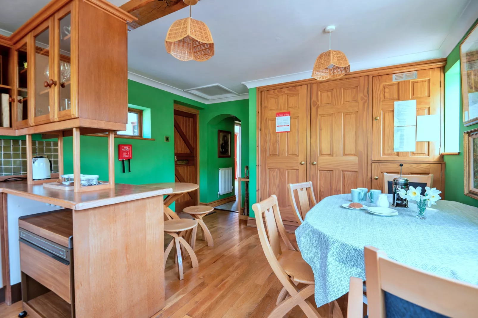 Cwmfron House-Eetkamer