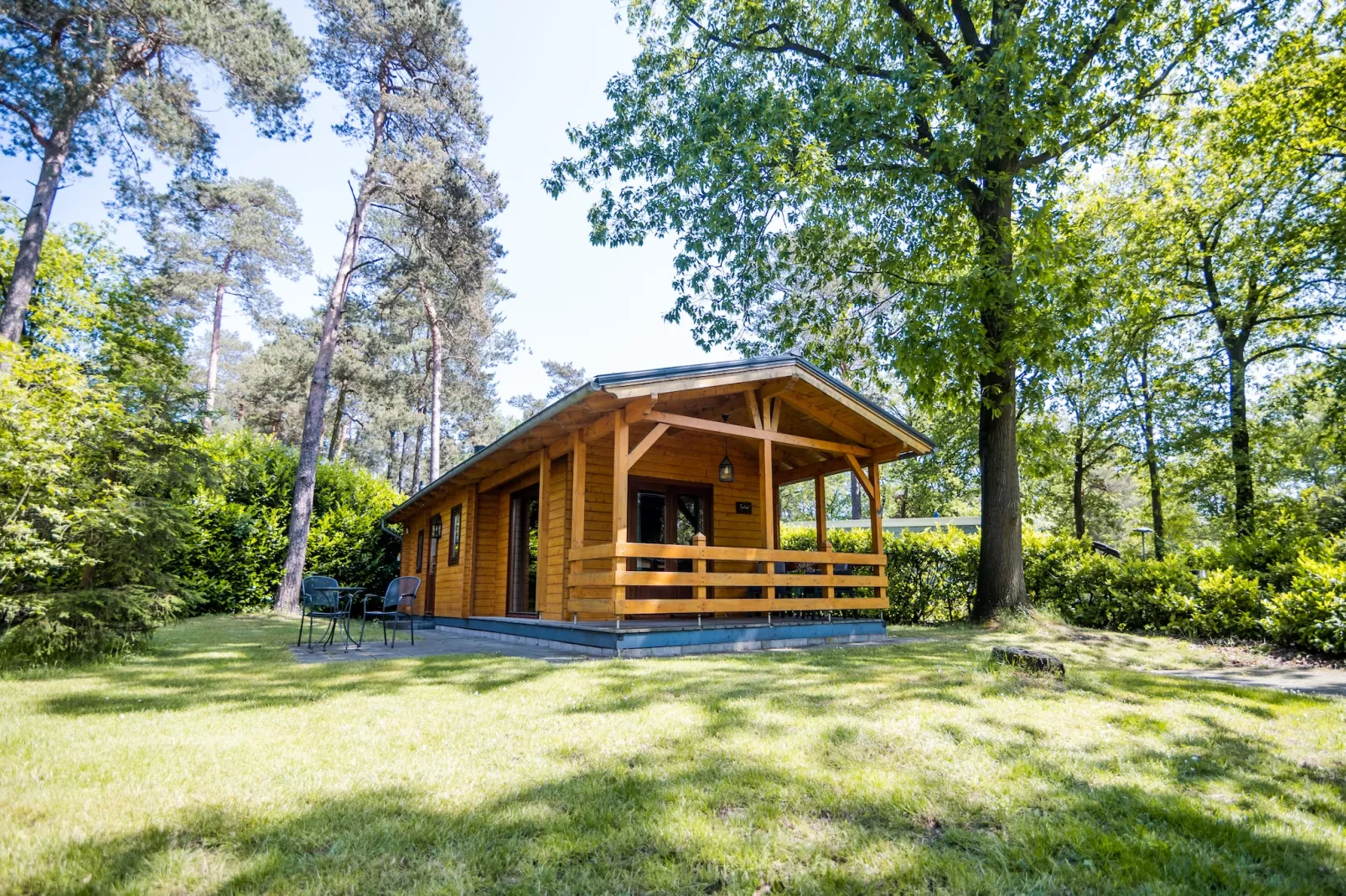 2-persoons wellness lodge-Uitzicht zomer
