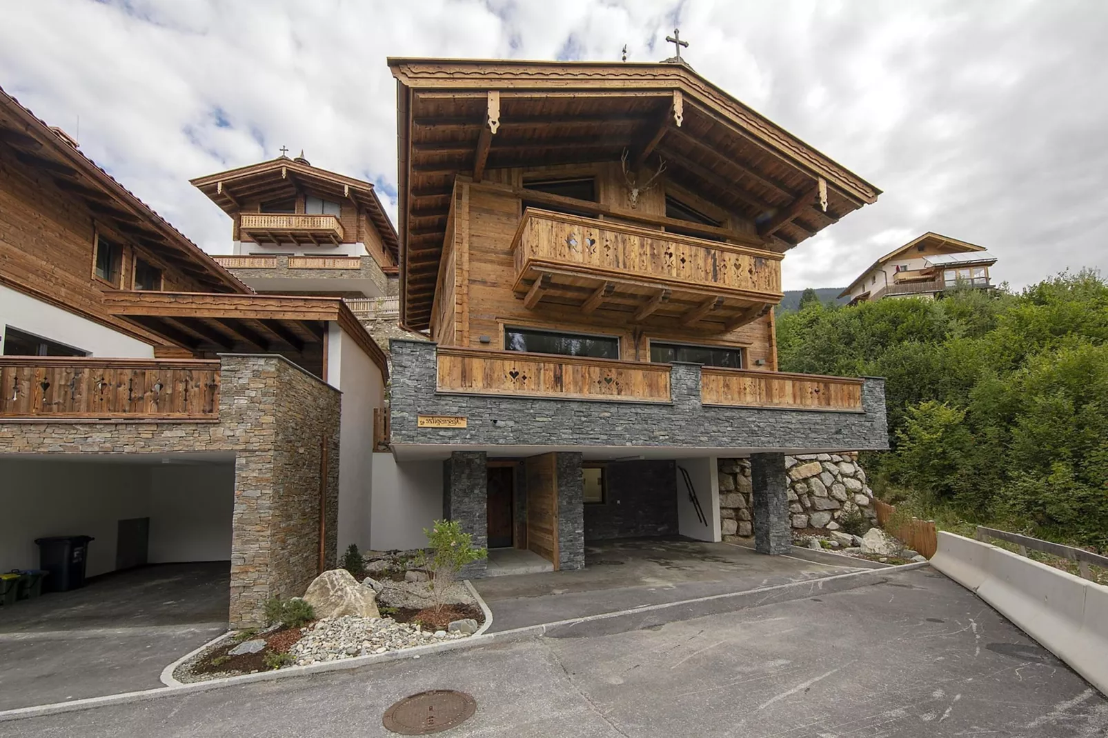 Nationalpark Chalet Rosenspitze-Buitenkant zomer