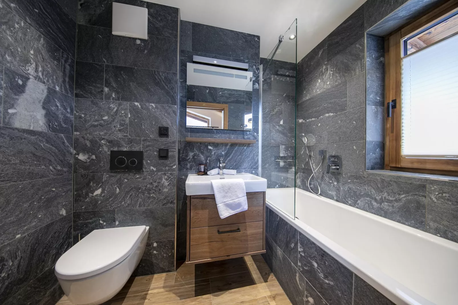 Nationalpark Chalet Grosser Happ-Badkamer