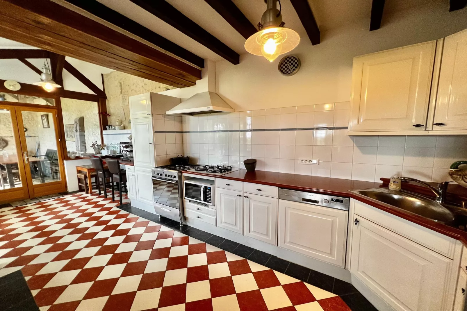 Maison de vacances Lusignac zonder gastverblijf-Keuken