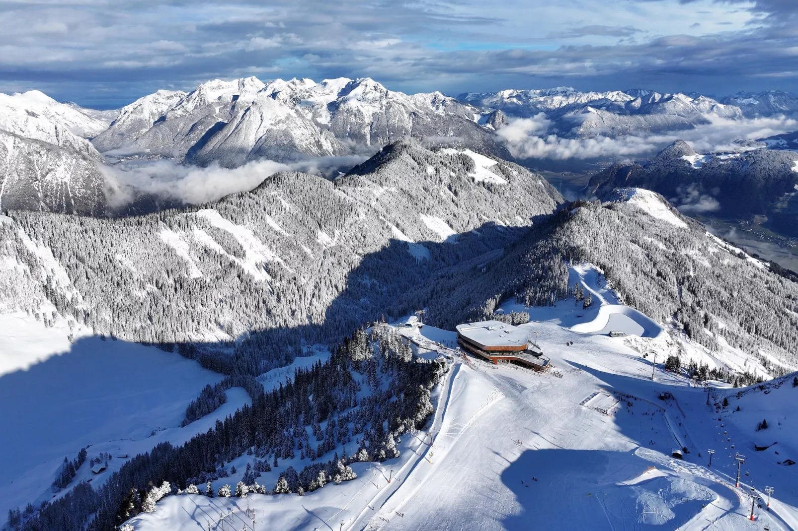 Zirbenstube-Gebied winter 20km