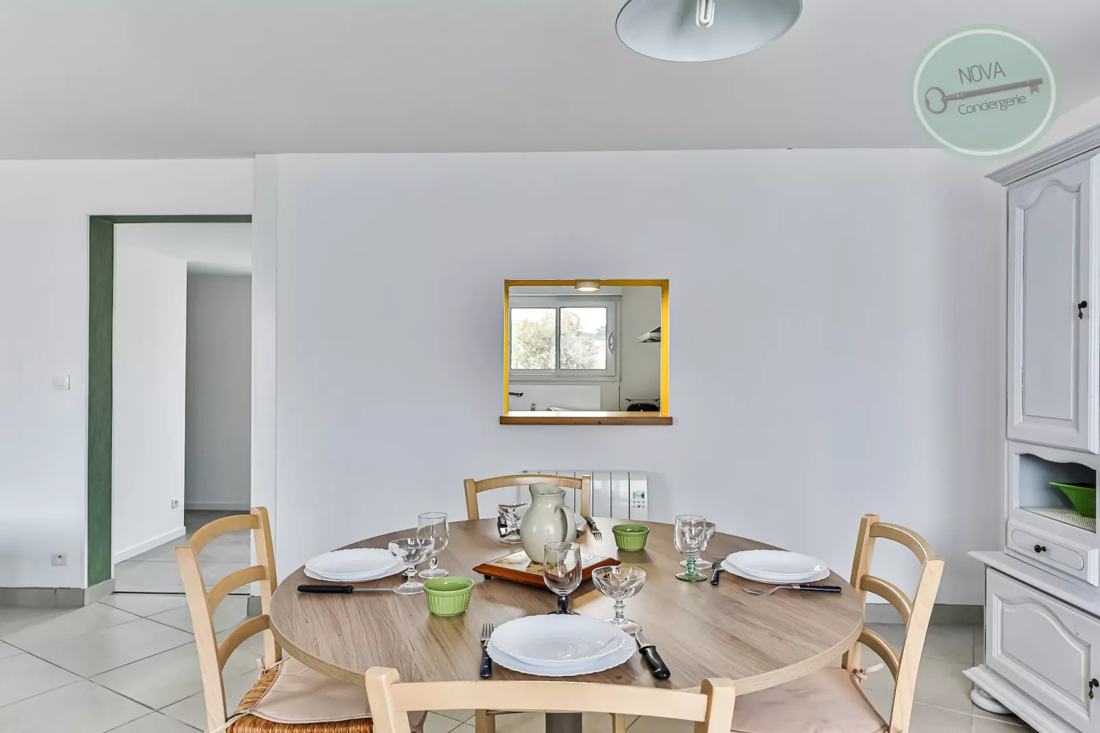 Maison Ker Mona entre plage et commerces-Keuken