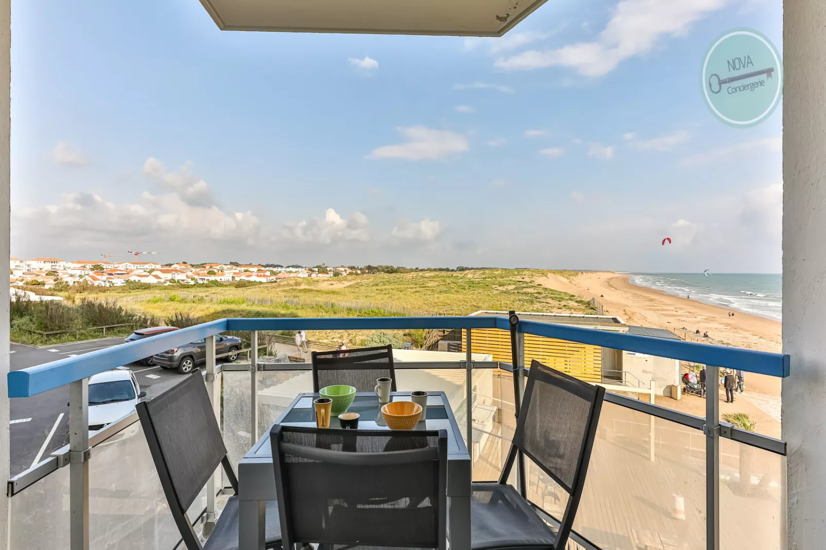 Entre Mer et Dune-Terrasbalkon