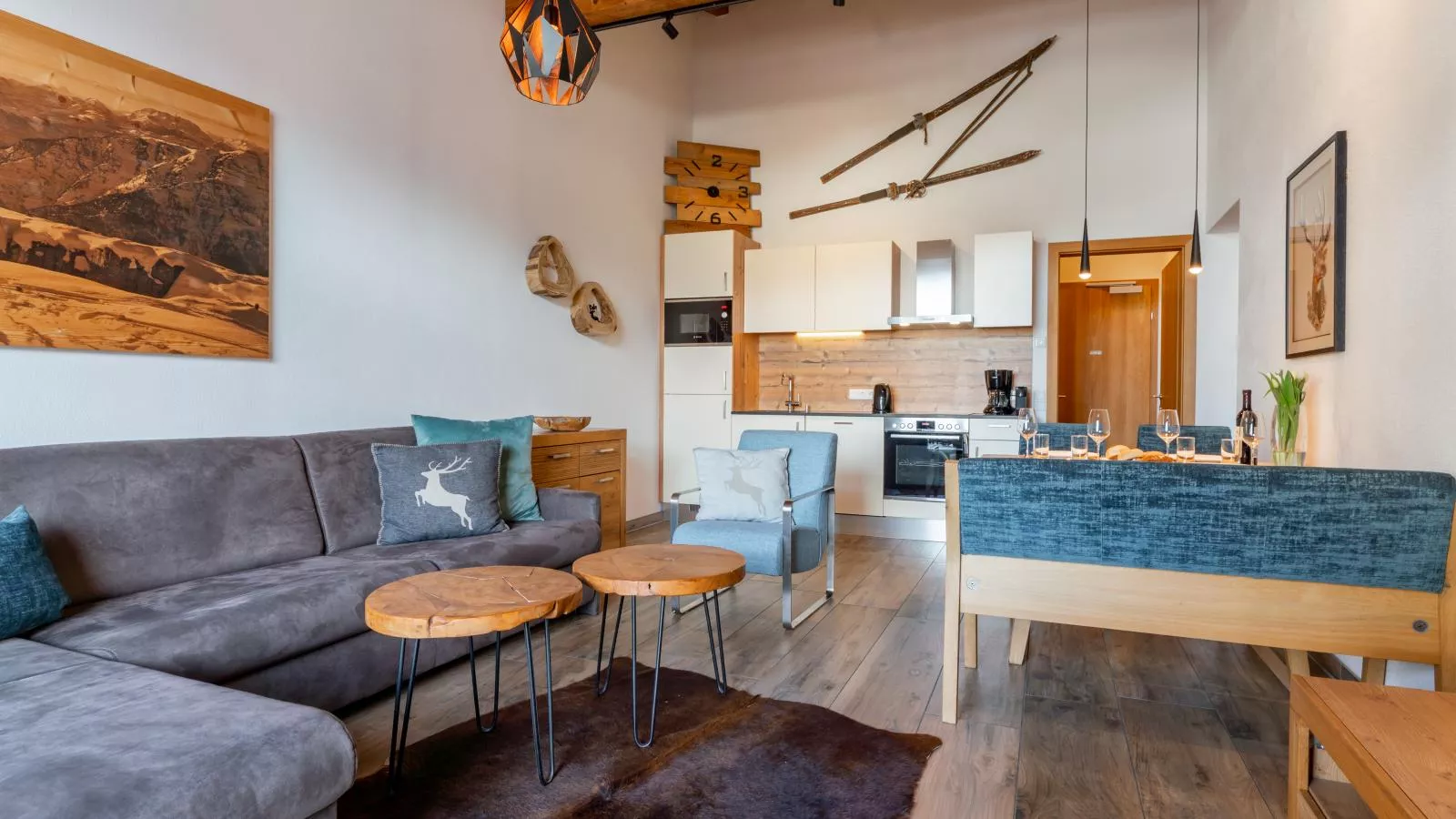 Tauern Suites Mitterwirt TOP 323-Woonkamer