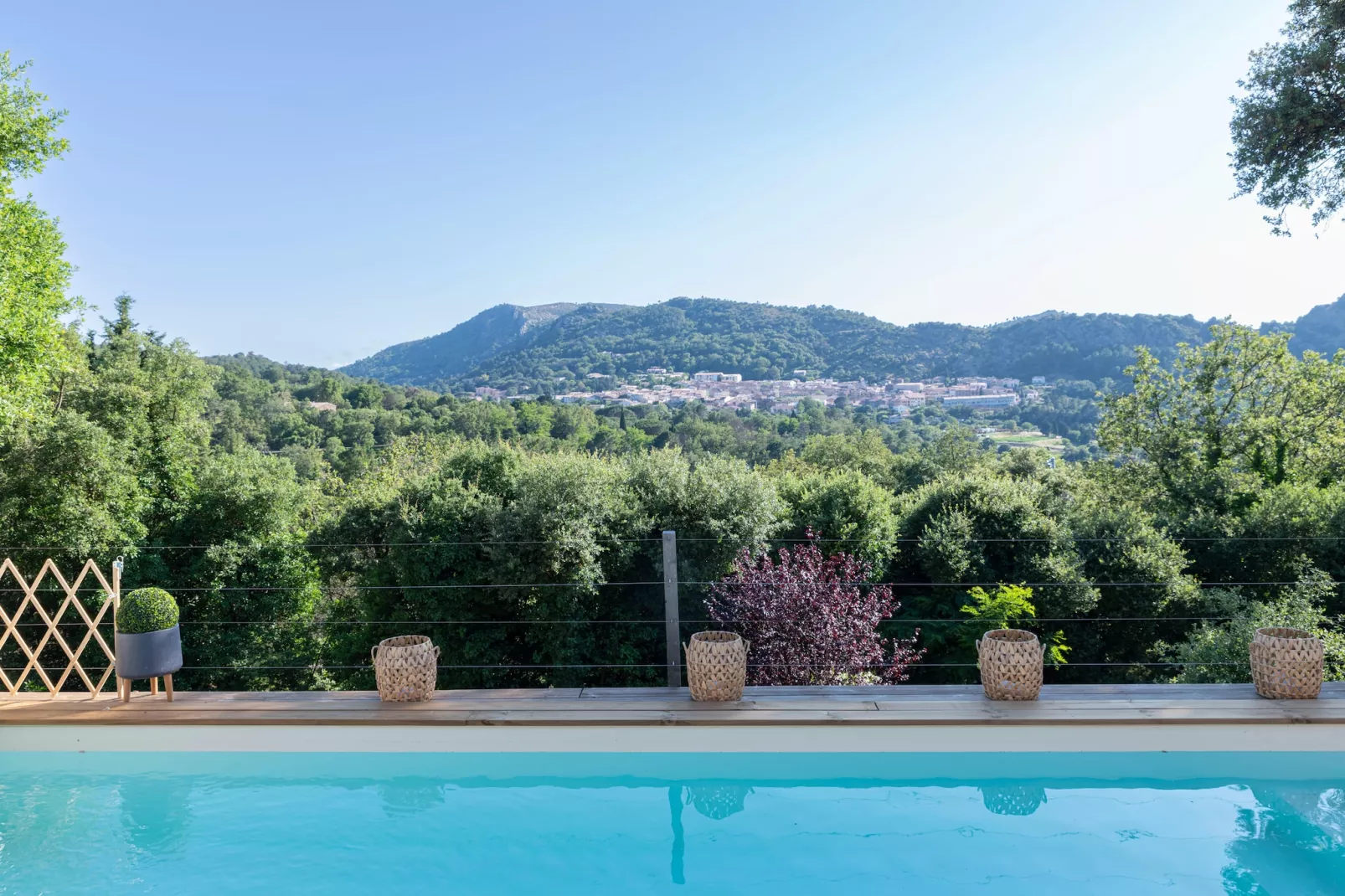 Villa Le Saint Tropez-Uitzicht zomer