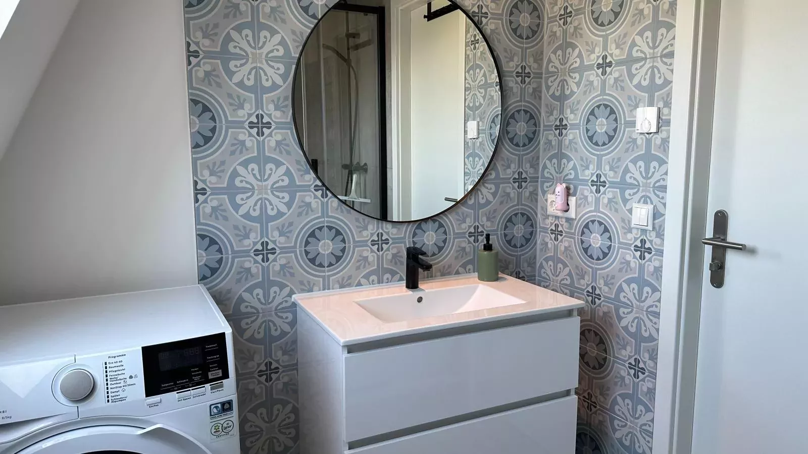 FeWo Schulzenhufe an der Ostsee-Badkamer