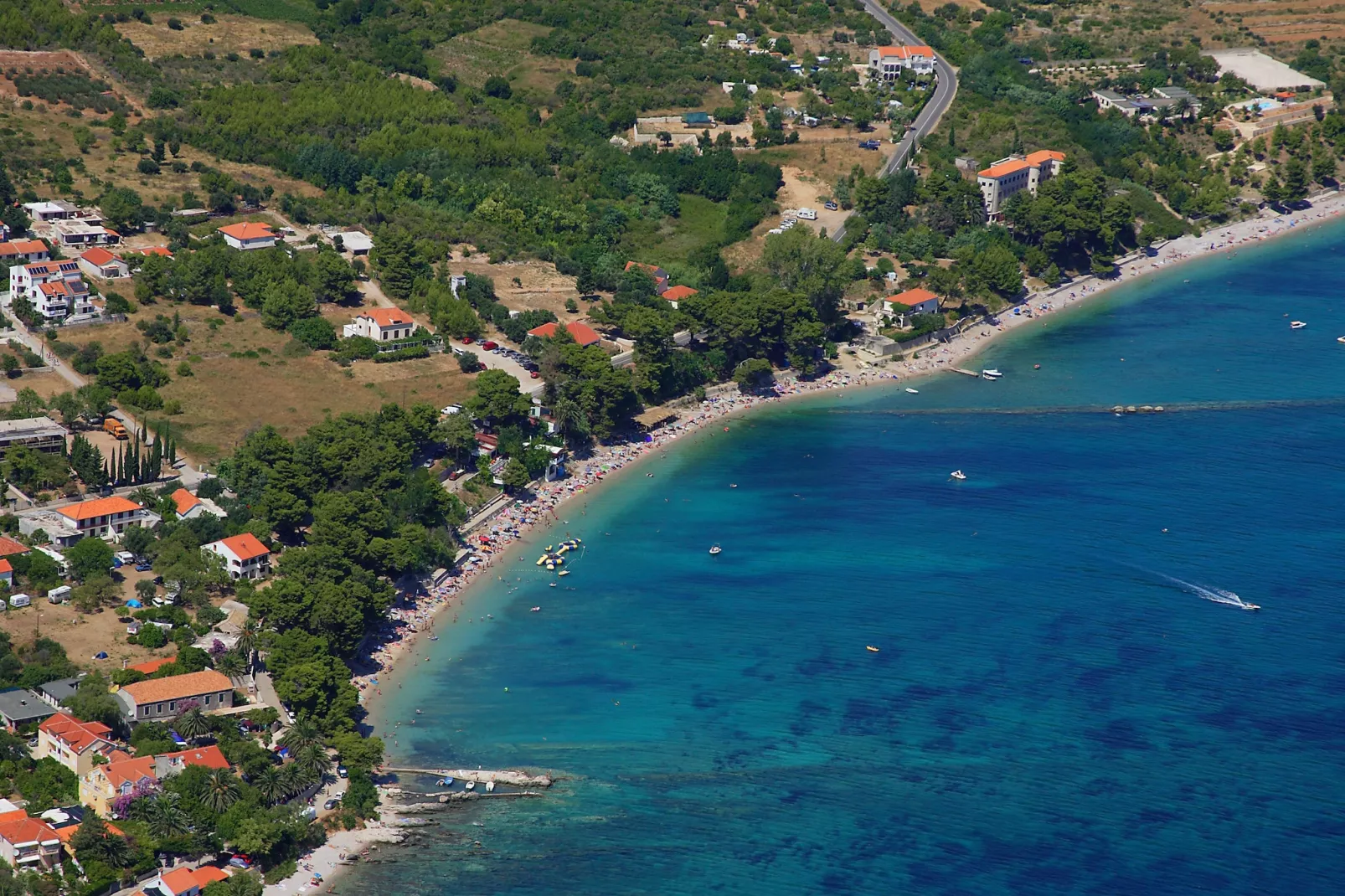 Apartments Marković Orebić- One Bedroom Apartment with Terrace and Sea View (A3)-Uitzicht
