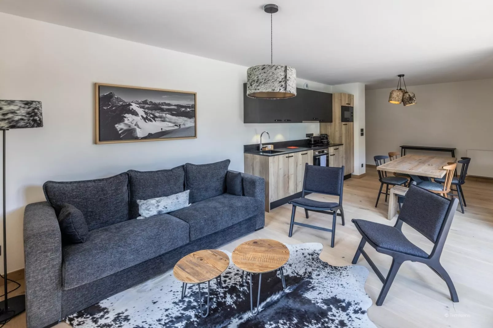 SERRE CHEVALIER Le Cristal Lodge-A36S-Woonkamer