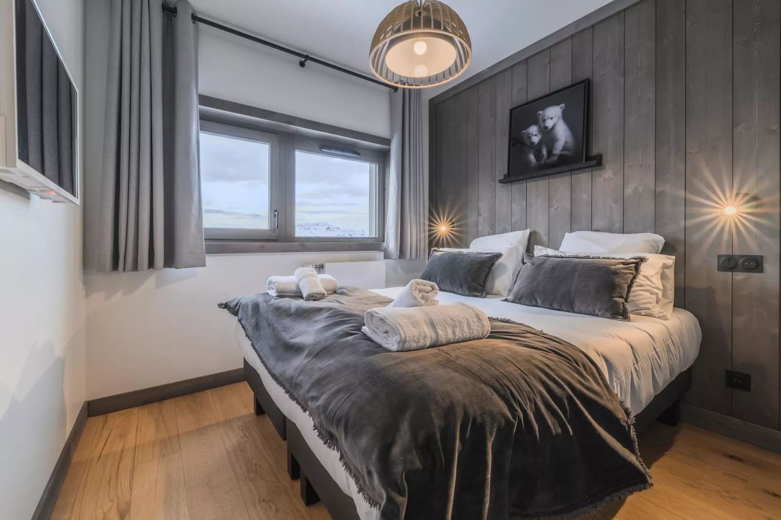 Résidence PLAN PEISEY Le Quartz -A50S-Slaapkamer