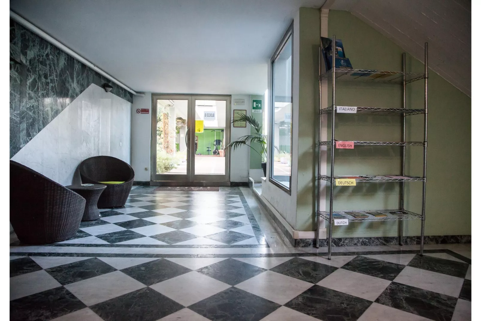 Residenza Alberghiera Italia in Luni - Bilocale B4-Hal-ontvangst